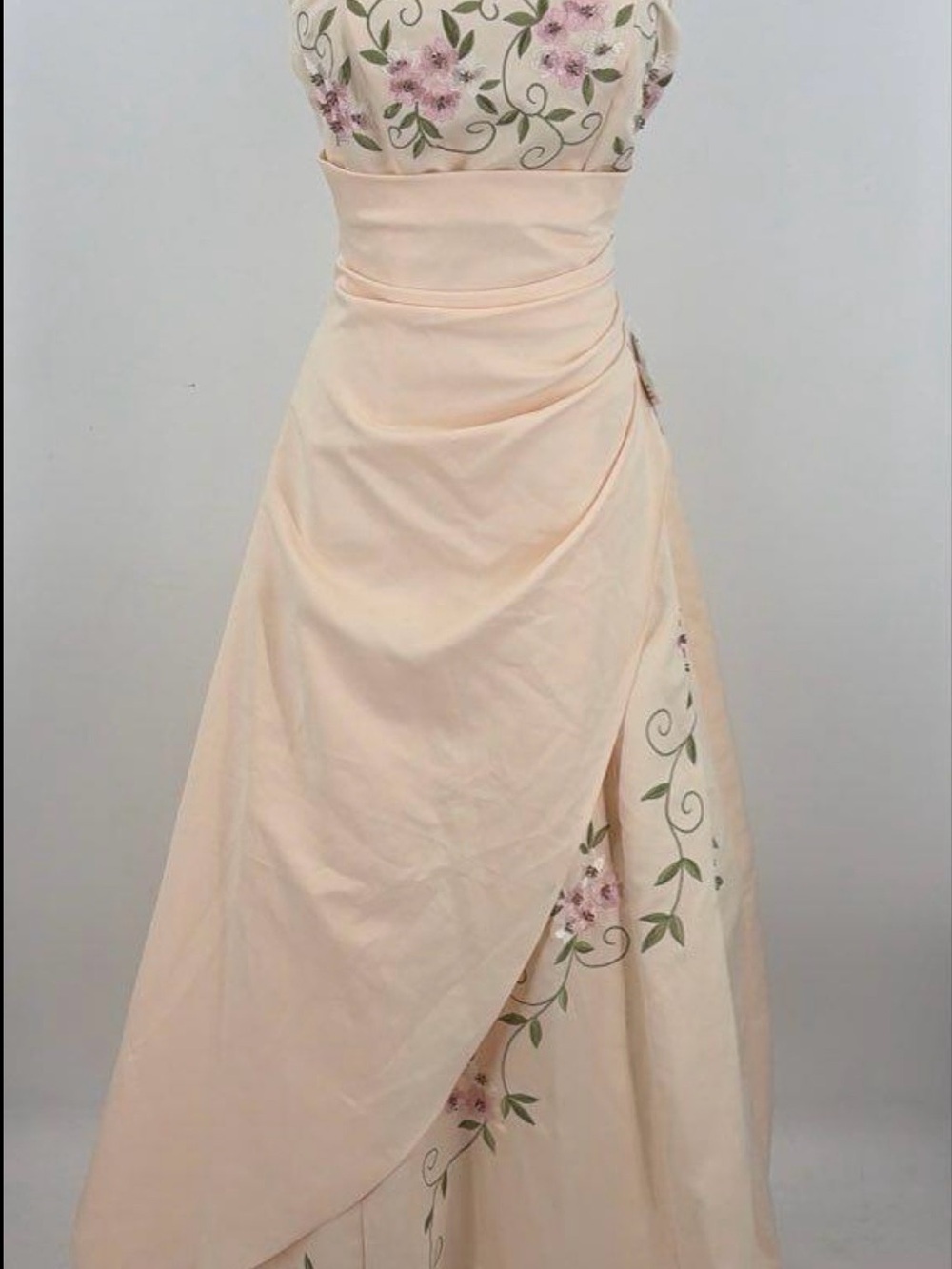 Jodi Kristopher Blush Pink Floral Maxi Dress